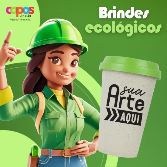 Produtos Personalizados Ecol&oacute;gicos da Copos.ind: Um Toque Verde para sua Marca